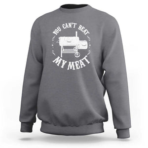 Funny BBQ Pit Reverse Flow Smoker Accessory Dad Grill Sweatshirt TS01 Charcoal Print Your Wear