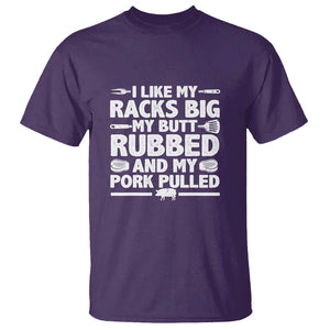 Cool Grilling Pork Rub Smoking BBQ Meat Smoker T Shirt TS01 Purple Print Your Wear