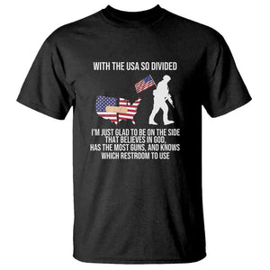 Patriotic USA Flag T Shirt Believe in God American Pride TS01 Black Print Your Wear