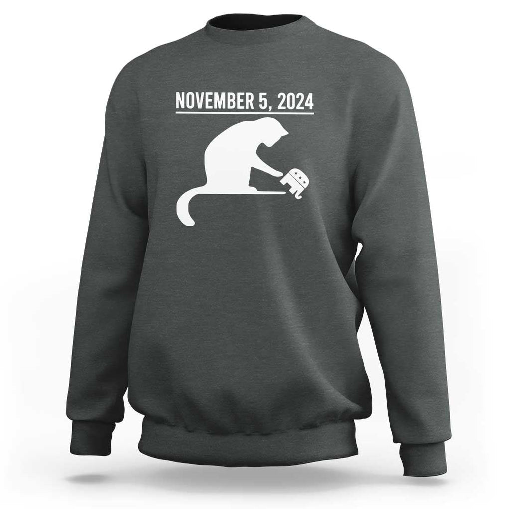 November 5, 2024 Women's Rights Sweatshirt Feminist for Women TS01 Dark Heather Print Your Wear