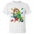 Unicorn Autism T Shirt His Fight is My Fight with Flossing Unicorn Puzzle Piece TS01 White Printyourwear