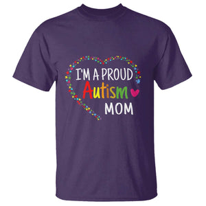 I'm A Proud Autism Mom T Shirt Accept Understand Love Support Autistic Warriors TS01 Purple Printyourwear