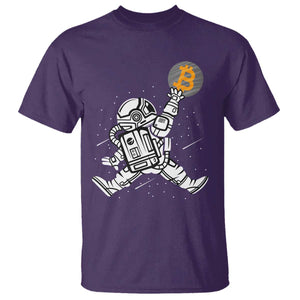 Funny Crypto Investing T Shirt Bitcoin HODL BTC Astronaut Trader TS02 Purple Print Your Wear
