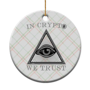 Funny Crypto Ceramic Ornament In Crypto We Trust Bitcoin Cryptocurrency TS02 1pc Christmas Plaid Print Your Wear