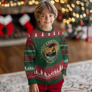 Funny I Have A One Track Mind Knit Sweatshirt Train Railroad Retro Engine Model TS02 Christmas Print Your Wear