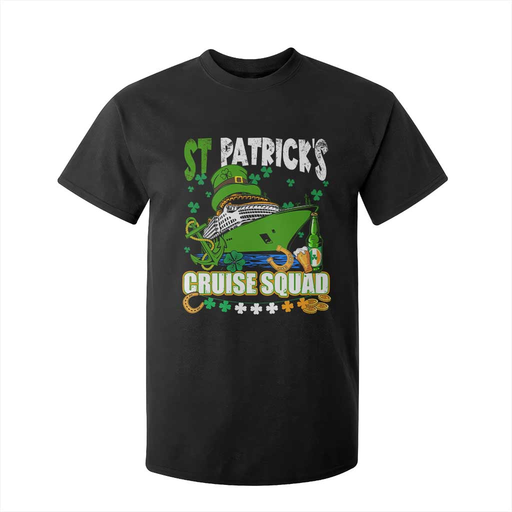 Funny St Patricks Cruise T Shirt For Kid Holiday Trip Family Group Matching TS02 Black Print Your Wear