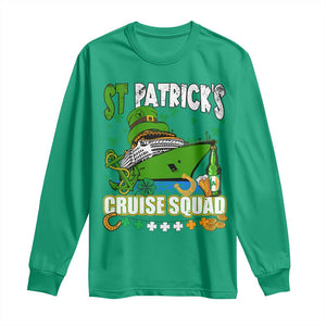 Funny St Patricks Cruise Long Sleeve Shirt Holiday Trip Family Group Matching TS02 Irish Green Print Your Wear