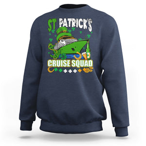 Funny St. Patricks Cruise Sweatshirt Holiday Trip Family Group Matching TS02 Navy Printyourwear