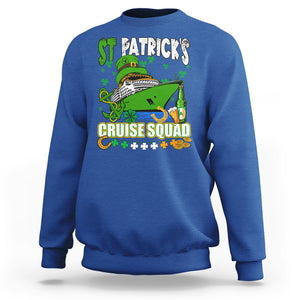 Funny St. Patricks Cruise Sweatshirt Holiday Trip Family Group Matching TS02 Royal Blue Printyourwear