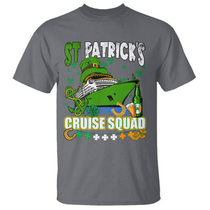 Funny St. Patricks Cruise T Shirt Holiday Trip Family Group Matching TS02 Charcoal Printyourwear