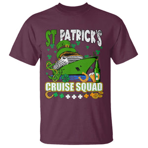 Funny St. Patricks Cruise T Shirt Holiday Trip Family Group Matching TS02 Maroon Printyourwear