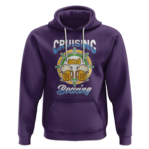 Funny St. Patricks Cruise Hoodie Cruising And Boozing Drinking Squad Family Group Matching TS02 Purple Printyourwear