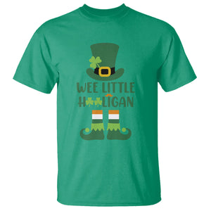 Cute St. Patricks Day T Shirt Wee Little Hooligan Leprechaun for Boy Kids TS02 Irish Green Printyourwear