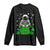 Funny St Patricks Day Astronaut Long Sleeve Shirt Outer Space Leprechaun TS02 Black Print Your Wear