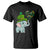 Cute Elephant St. Patricks Day T Shirt for Boys Girls TS02 Black Printyourwear