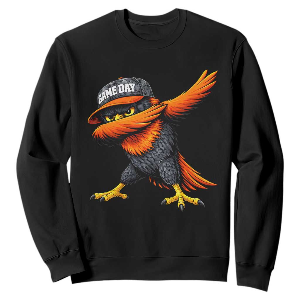 Fierce Oriole Spirit Graphic Sweatshirt Cool Game Day Sports Fan TS02 Black Print Your Wear