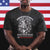 American Patriotic T Shirt We Will Protect Our Soil And Defend Our Freedom Est 1776 US Warriors TS02 Black Print Your Wear