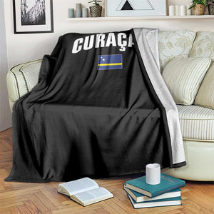 Curaçao National Flag Classic Heritage Throw Blanket Caribbean Pride Souvenir TS02 Print Your Wear