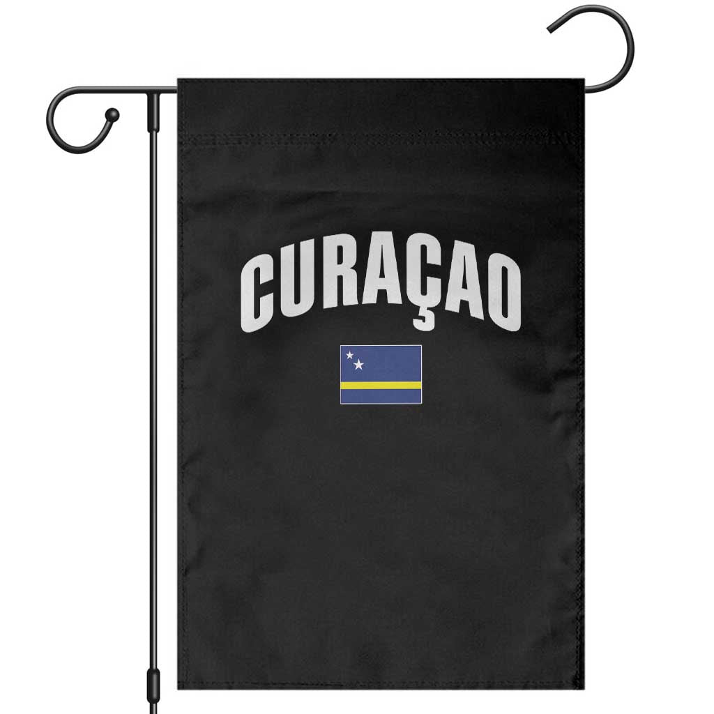 Curaçao National Flag Classic Heritage Garden Flag Caribbean Pride Souvenir TS02 Black Print Your Wear