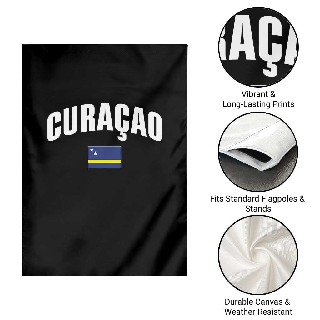Curaçao National Flag Classic Heritage Garden Flag Caribbean Pride Souvenir TS02 Print Your Wear
