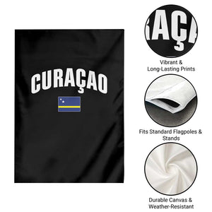 Curaçao National Flag Classic Heritage Garden Flag Caribbean Pride Souvenir TS02 Print Your Wear