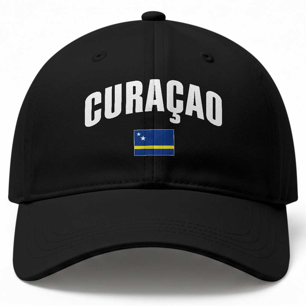 Curaçao National Flag Classic Heritage Baseball Cap Caribbean Pride Souvenir TS02 Print Your Wear