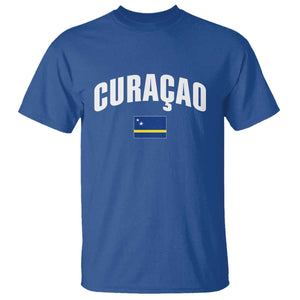 Curaçao National Flag Classic Heritage T Shirt Caribbean Pride Souvenir TS02 Royal Blue Print Your Wear