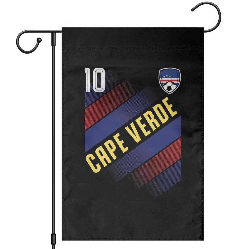 Cape Verde Soccer Jersey Style National Pride Garden Flag Cabo Verde Football Fans Number 10 Athletic TS02 Black Print Your Wear