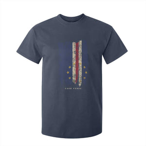 Cape Verde Vertical Brush Stroke Flag Graphic T Shirt For Kid Cabo Verde National Pride Artistic Gift TS02 Navy Print Your Wear