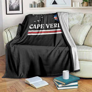 Cape Verde Country Map Shield Emblem Throw Blanket Cabo Verde Roots National Pride Gift TS02 Print Your Wear