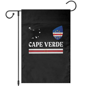 Cape Verde Country Map Shield Emblem Garden Flag Cabo Verde Roots National Pride Gift TS02 Black Print Your Wear
