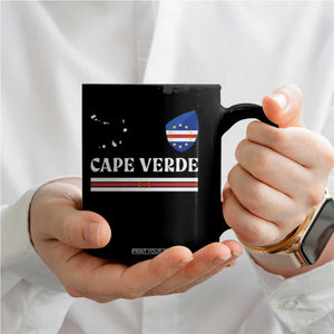 Cape Verde Country Map Shield Emblem Coffee Mug Cabo Verde Roots National Pride Gift TS02 Print Your Wear