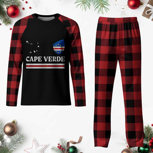 Cape Verde Country Map Shield Emblem Plaid Pajama Set Cabo Verde Roots National Pride Gift TS02 Buffalo Plaid Print Your Wear