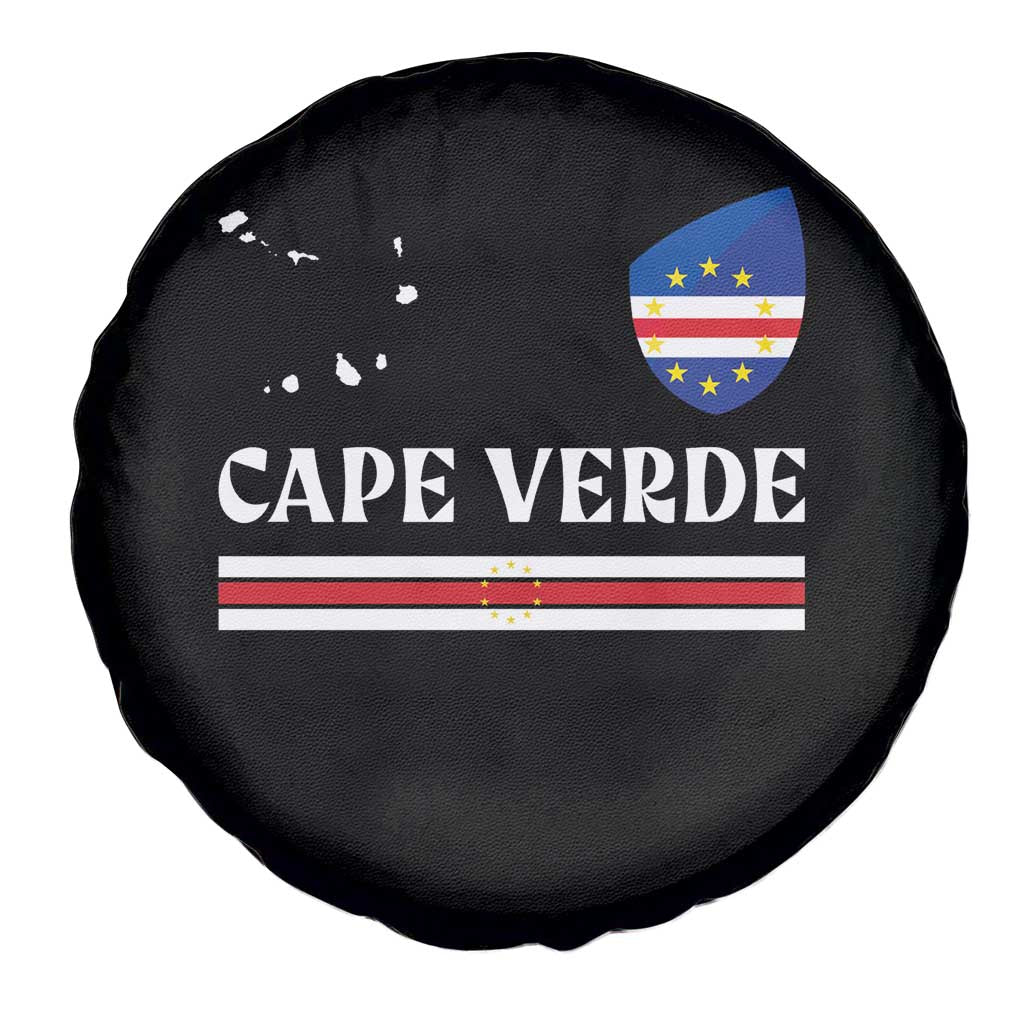 Cape Verde Country Map Shield Emblem Spare Tire Cover Cabo Verde Roots National Pride Gift TS02 Print Your Wear