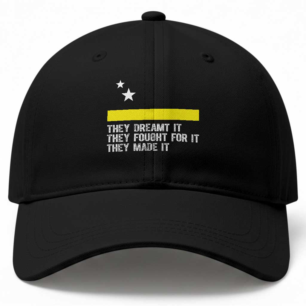 Curaçao Flag History Pride Baseball Cap They Dreamt Fought Made It TS02 Print Your Wear