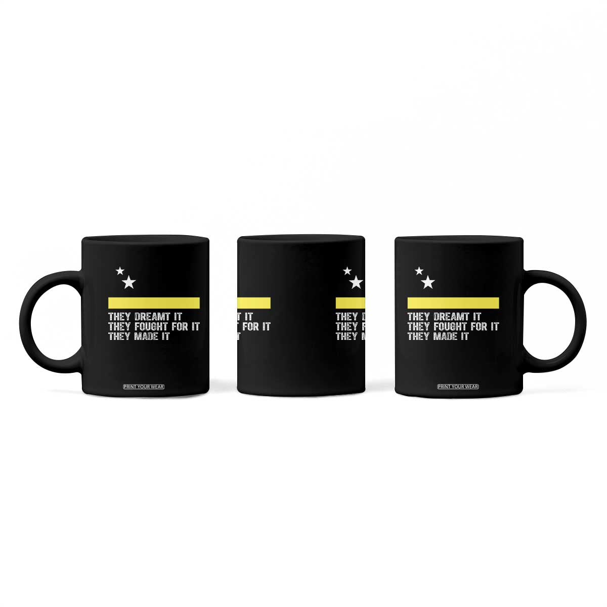 Curaçao Flag History Pride Coffee Mug They Dreamt Fought Made It TS02 Print Your Wear