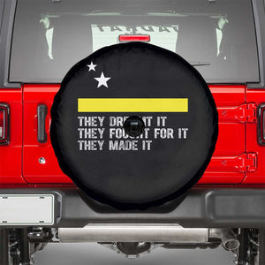 Curaçao Flag History Pride Spare Tire Cover They Dreamt Fought Made It TS02 Black Print Your Wear
