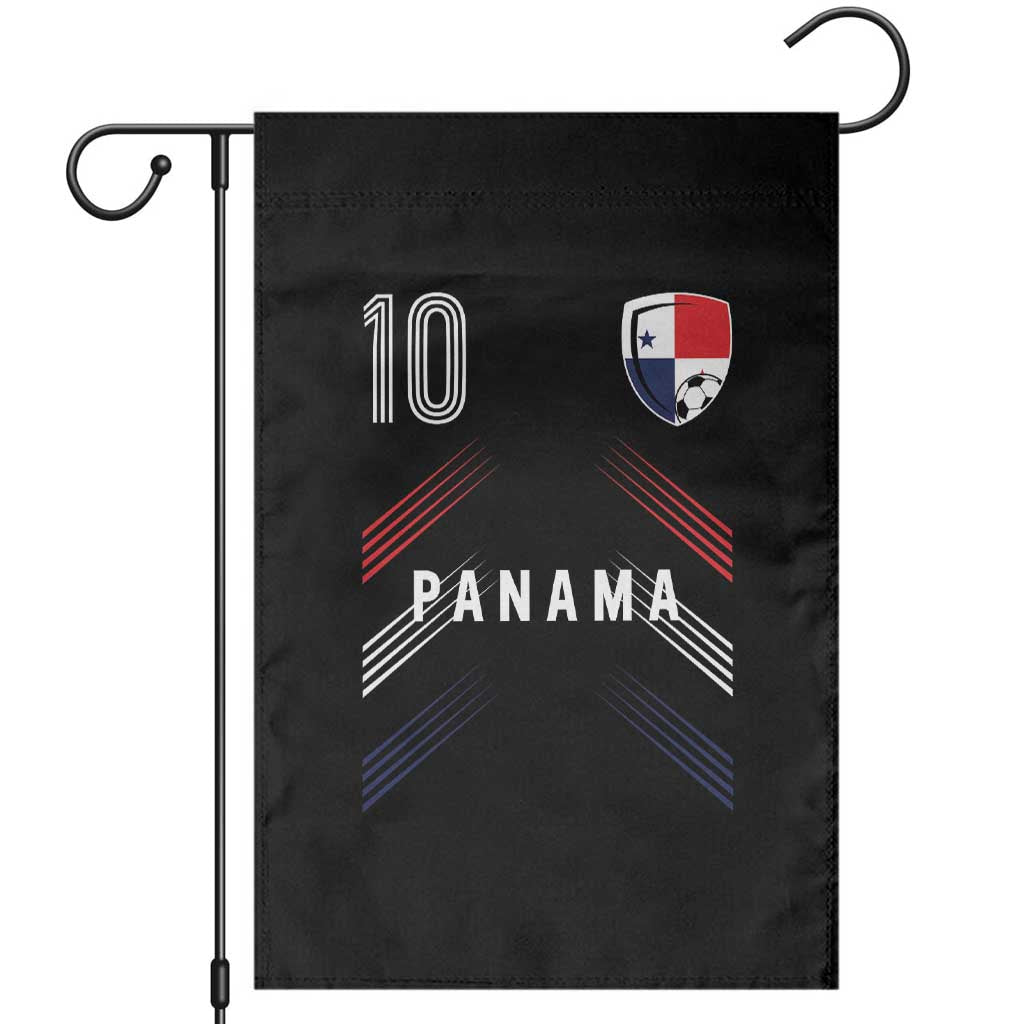 Panama Soccer Sports Graphic Number 10 Jersey Style Garden Flag Proud Panamanian Football Fans Game Day Pride TS02 Black Print Your Wear