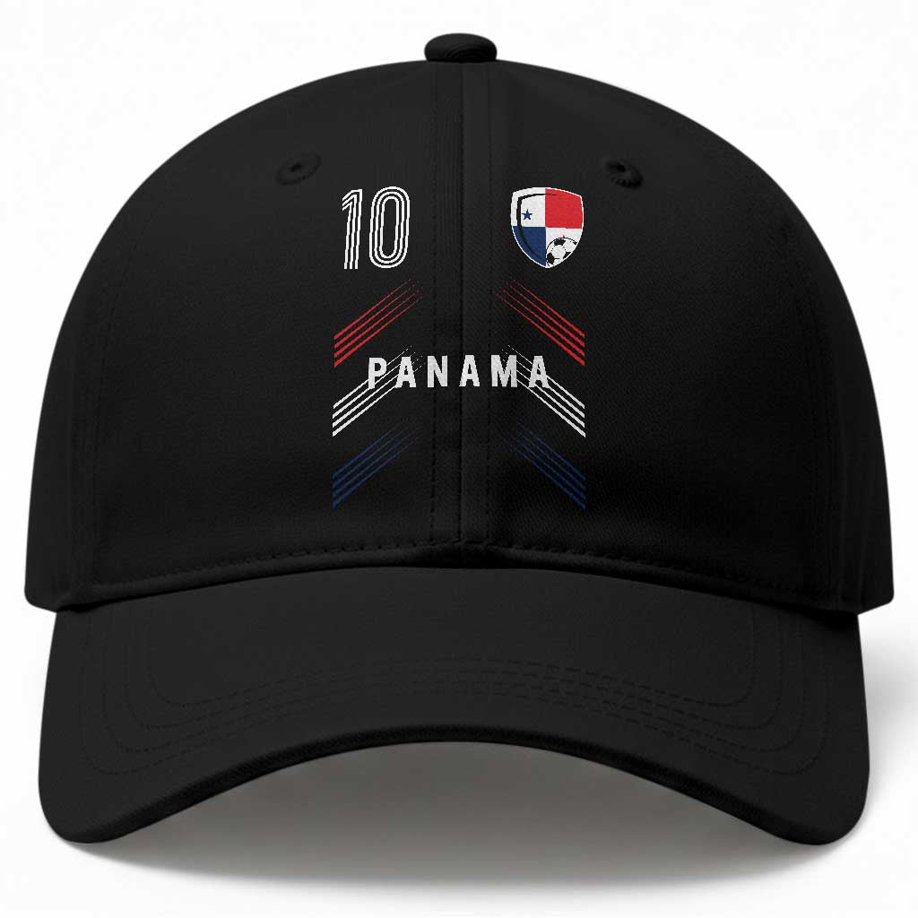 Panama Soccer Sports Graphic Number 10 Jersey Style Baseball Cap Proud Panamanian Football Fans Game Day Pride TS02 Print Your Wear