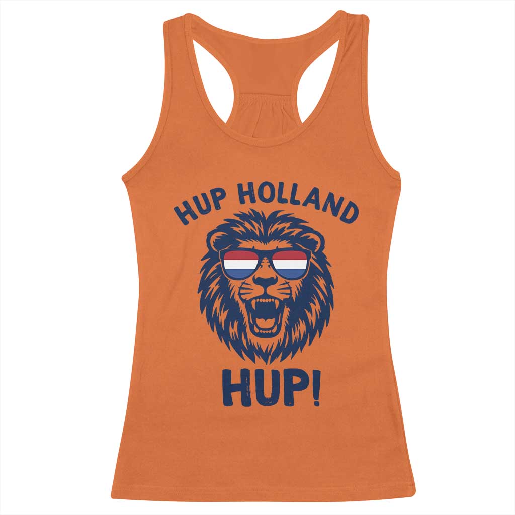 Hup Holland Hup Lion Netherlands Flag Racerback Tank Top Nederlands Dutch Pride Soccer Fans TS02 Orange Print Your Wear