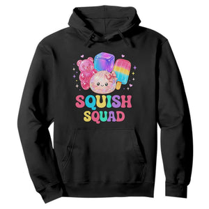 Squish Squad Kawaii Glitter Dumpling and Candy Graphic Hoodie Cute Gummy Bear Popsicle TS02 Black Print Your Wear