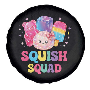 Squish Squad Kawaii Glitter Dumpling and Candy Graphic Spare Tire Cover Cute Gummy Bear Popsicle TS02 Print Your Wear