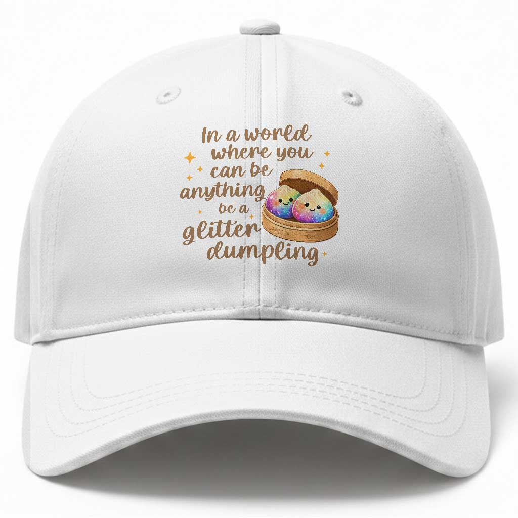 Be A Glitter Dumpling Kawaii Graphic Baseball Cap In A World Squish Squad Mystery Box TS02 Print Your Wear