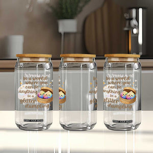 Be A Glitter Dumpling Kawaii Graphic Glass Can In A World Squish Squad Mystery Box TS02 Print Your Wear