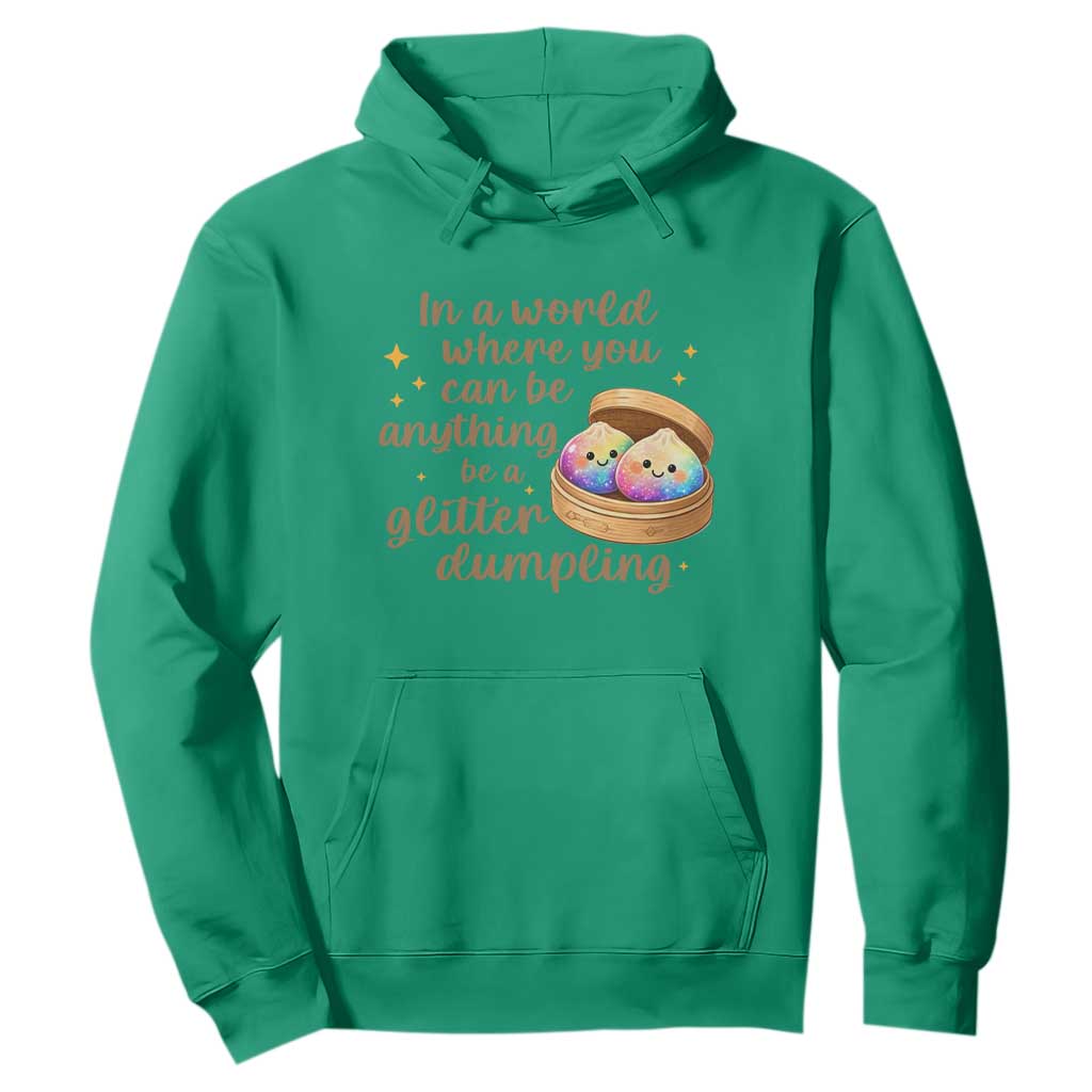 Be A Glitter Dumpling Kawaii Graphic Hoodie In A World Squish Squad Mystery Box TS02 Irish Green Print Your Wear