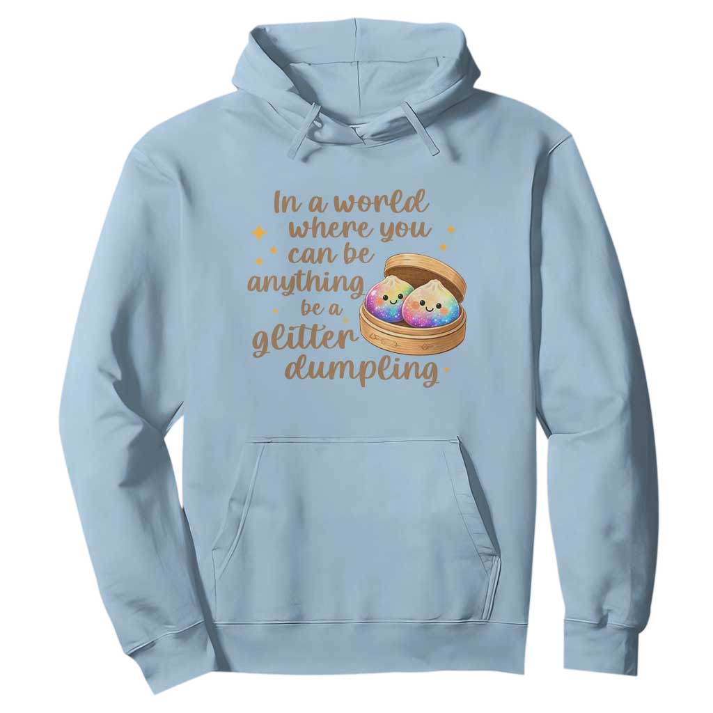 Be A Glitter Dumpling Kawaii Graphic Hoodie In A World Squish Squad Mystery Box TS02 Light Blue Print Your Wear
