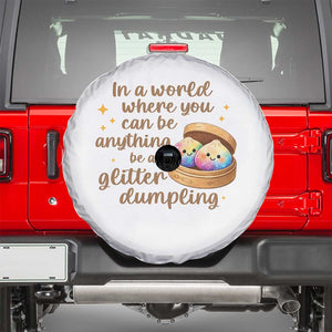 Be A Glitter Dumpling Kawaii Graphic Spare Tire Cover In A World Squish Squad Mystery Box TS02 White Print Your Wear