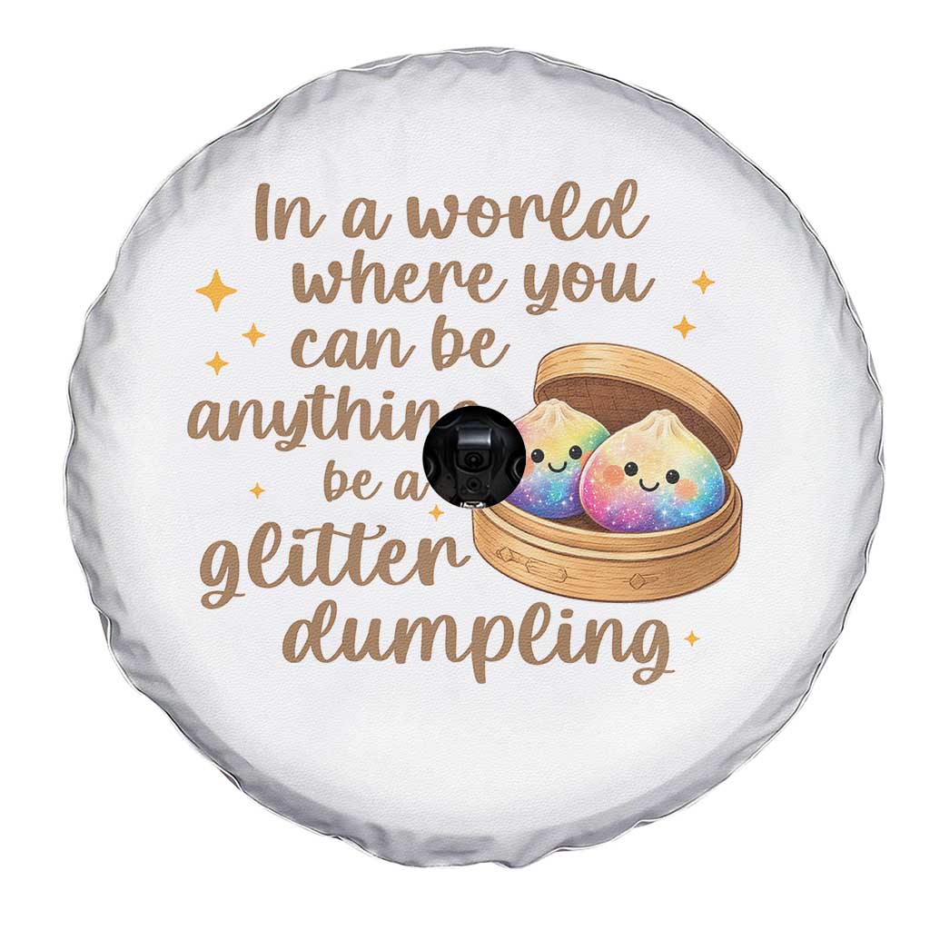 Be A Glitter Dumpling Kawaii Graphic Spare Tire Cover In A World Squish Squad Mystery Box TS02 Print Your Wear