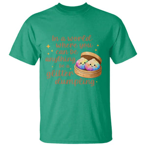 Be A Glitter Dumpling Kawaii Graphic T Shirt In A World Squish Squad Mystery Box TS02 Irish Green Print Your Wear