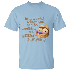 Be A Glitter Dumpling Kawaii Graphic T Shirt In A World Squish Squad Mystery Box TS02 Light Blue Print Your Wear